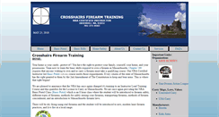 Desktop Screenshot of crosshairs-firearm-training.net