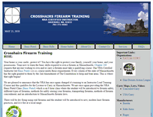 Tablet Screenshot of crosshairs-firearm-training.net